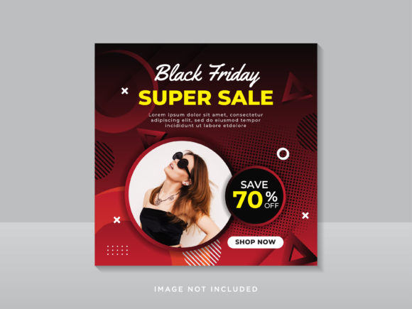 Black Fiday Social Media Instagram: A Bold Design Tool