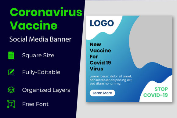Coronavirus Vaccine Social Media Design Guide