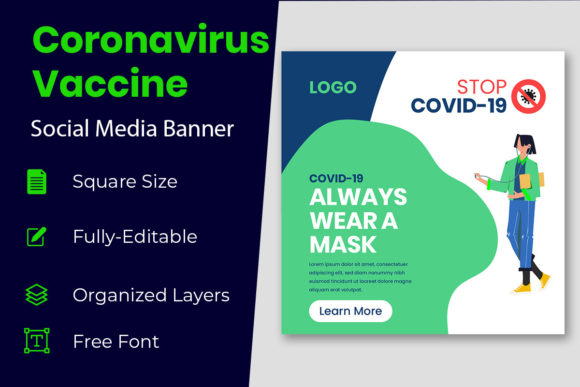 Maximizing Public Health Messaging with the Coronavirus Symptoms Template Banner Design