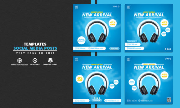 Optimizing Your Audio Product Launch with a Professional Banner Template for the Latest Headset