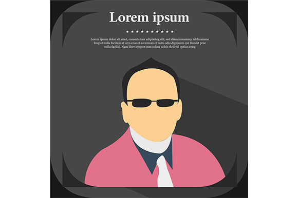 Professional Man Avatar Profile Vector for Design