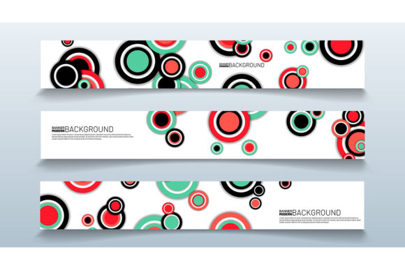 Strategic Implementation of Horizontal Banner Background Design for Digital Impact