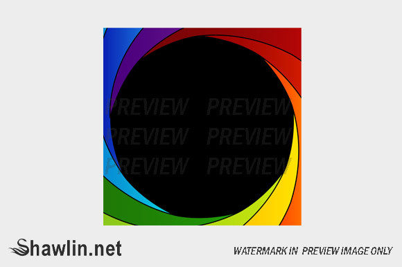 Unlocking Visual Potential with a Colorful Shutter Aperture Background